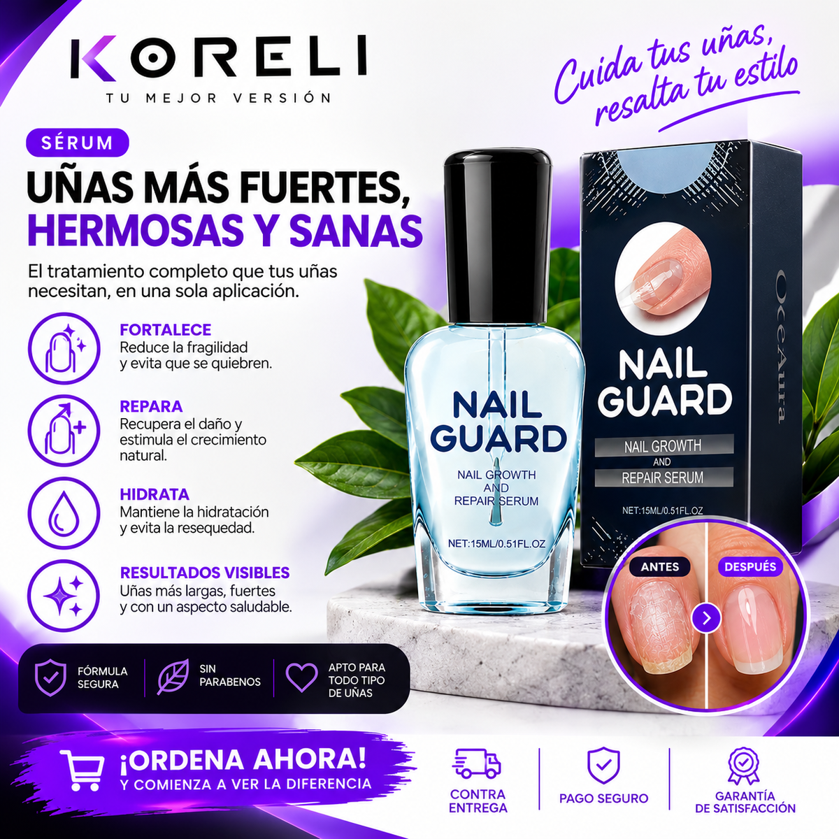 Serum Crecimiento y Reparacion De Uñas